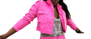 Bubble Gum Latex Jacket